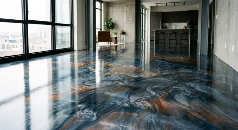 Metallic Epoxy Service in Greensboro, NC