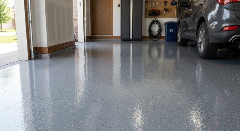 Epoxy Garage Flooring Installation in Greenville, SC