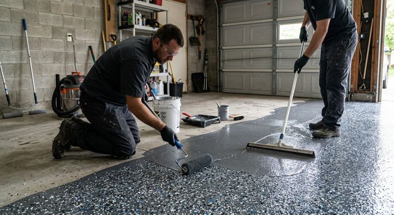 Garage Concrete Coating in Columbia, SC