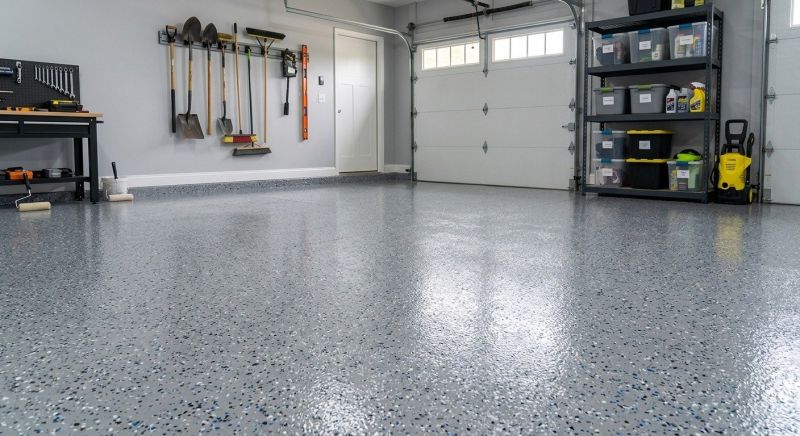 Garage Concrete Coating in Charlotte, NC