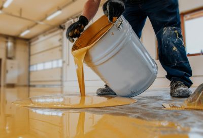 Garage Floor Epoxy Installation in Greenville, SC