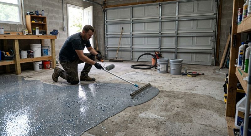 Garage Floor Renovation in Alexandria, VA