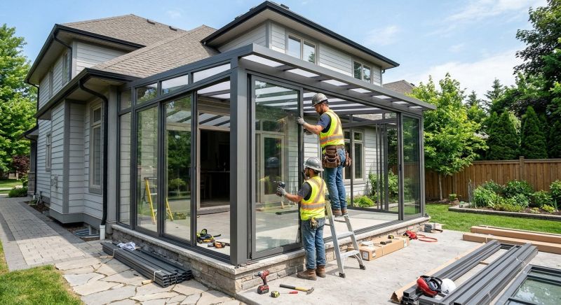 Patio Enclosure Installation in Arvada, CO