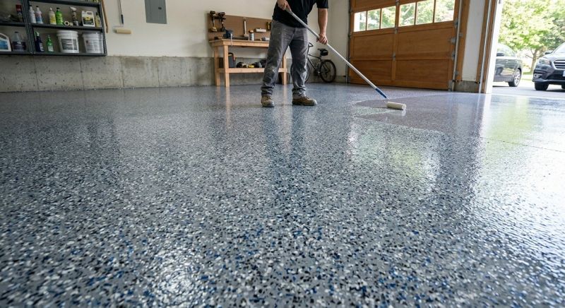 Residential Floor Coating in Greenville, SC